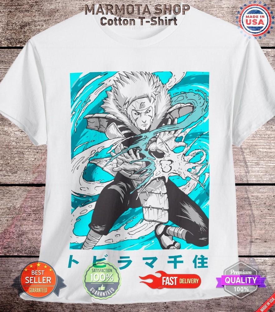

Tobirama Hokage Shirt Naruto Shippuden Itachi Unisex Anime Tee T-Shirt All Size XL