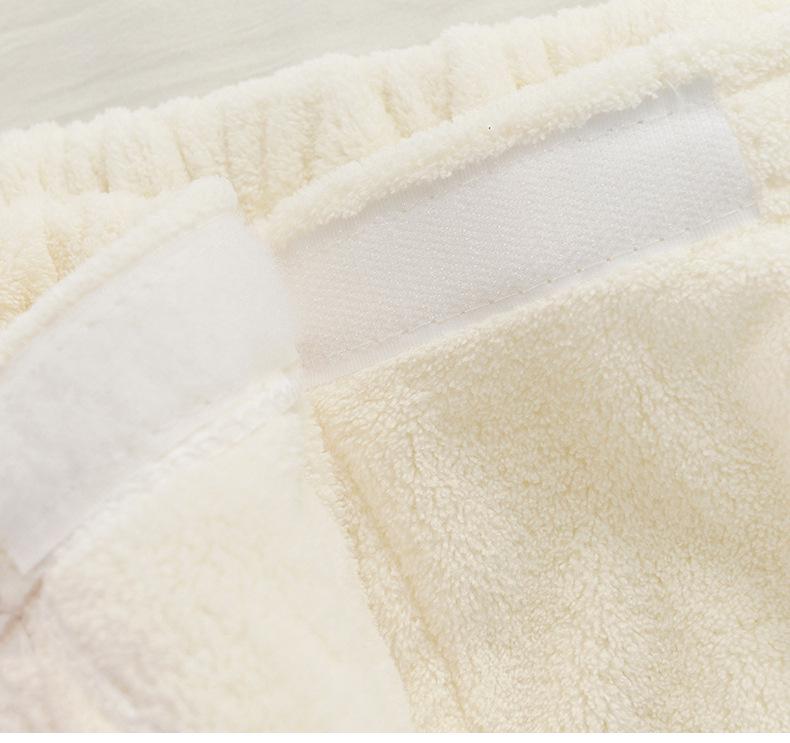 Women's Wearable Quick-Dry Absorbent Bathrobe Towel for Home Use