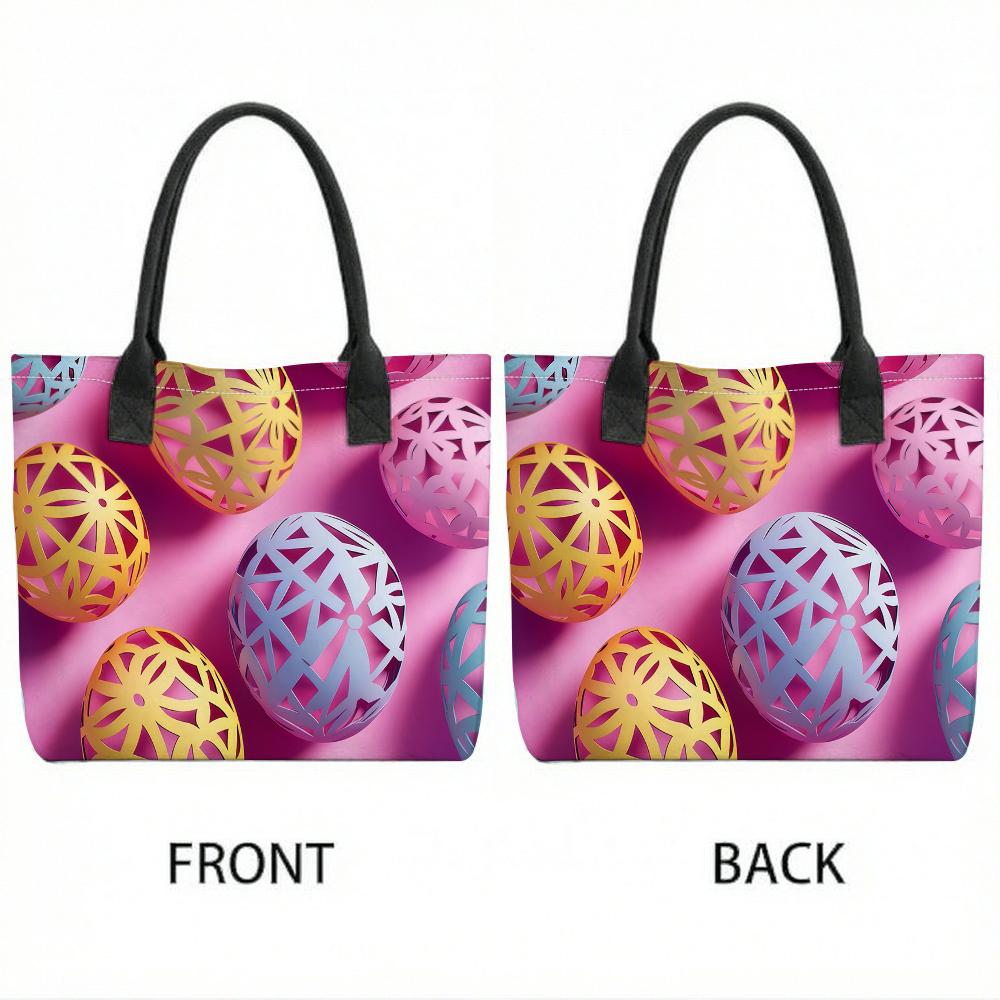  Fashion Printed Large Capacity Tote Bag for Daily Use