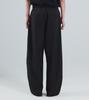 Beoteunseoul Front Cut Curved Spandex Slacks (Black)