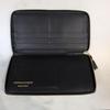 Used COMME des GARCONS long wallet black butterfly embossed