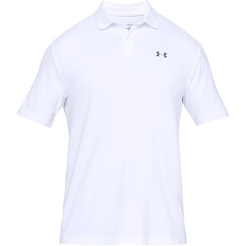 Under Armour Polo Shirt Men s White 1342080-100 XXL