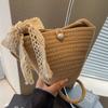 Women's New Style Versatile Crossbody Bag for Women Ins Hand Woven Shoulder Bag