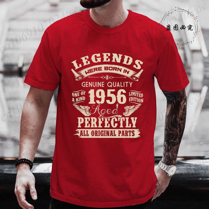 Vintage 1956 69. Geburtstag Unisex T-Shirts Geburtstag Hergestellt 1956 Shirt Von Papa Legenden Wurden 1956 Geboren Perfekt Shirt Geschenk Für Papa