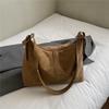 PU Shoulder Bag Women Fashion Hobo Bag With Minimalist Design Soft Texture Handbag Everyday Use
