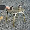 Ultralight Dual Purpose Table Outdoor Camping Portable Table Folding Abs Desktop and Aluminum Stand with Storage Bag