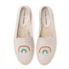 Espadrile LUXSOLE Pantofi Casual Femei cu Platformă Joasă din Cânepă Brodată, Vârf Rotund Primăvară/Toamnă Confortabili