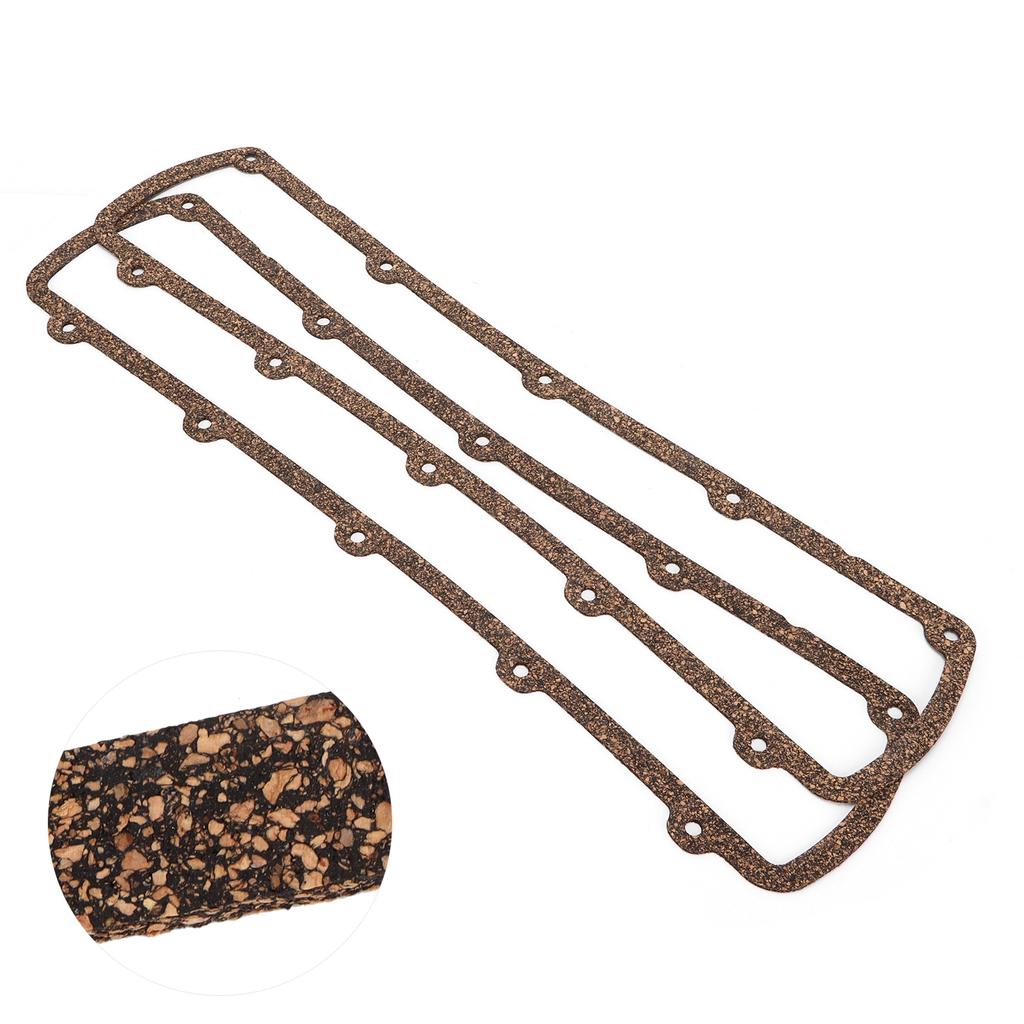 2pcs Steel Core Valve Cover Gasket A7490 Replacement for Oldsmobile 260 307 330 350 400 403 425 455 V8s 1964‑1990