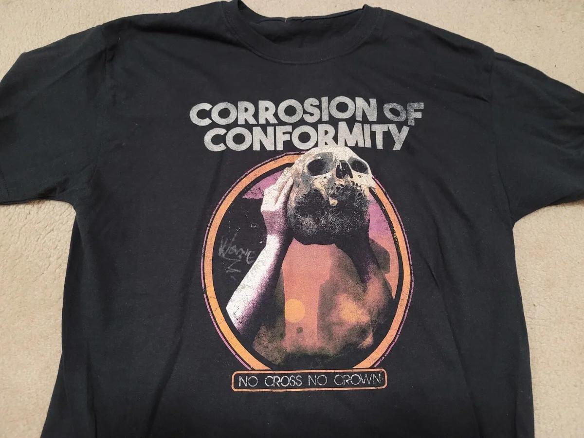 Corrosion of Conformity Подарок Другу Черная Футболка Хлопок XXXL