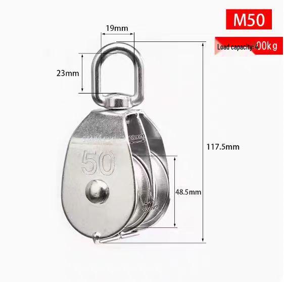 Double Pulley 304/316 Stainless Steel Marine Lifting Mechanism