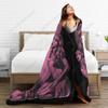 Sabrina Caprenter Singer Flannel Blanket  Super Soft Throw Blanket For Couch Bed Decorative Funny Bedspread Sofa Bed Cover