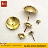 Retro Gold Round Head Thumbtacks - Decorative Extended Push Pins for Furniture or Sofa Upholstery