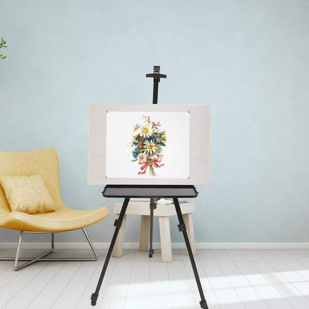 Detachable Easel Tray Attachment Replacement Plastic Paints Tray for Easel Versatile Easel Tray Shelf for Artists Easy to Install and Remove for