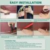 39" Length Door Seal Strip Brush Design Door Draft Stopper Under Door Gap Filler  Universal Fit