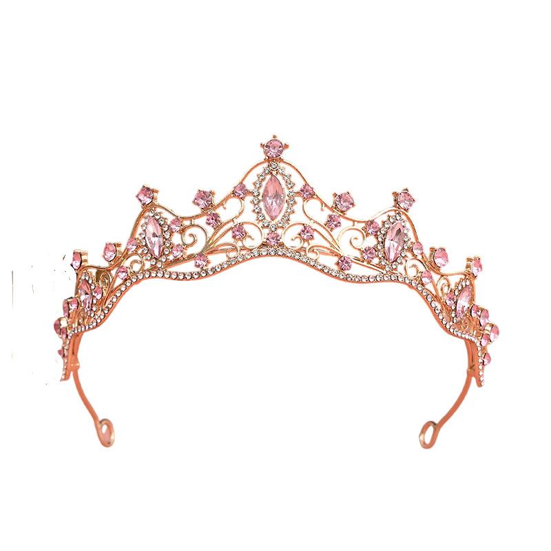 

Свадебная тиара Свадьба Роскошные и элегантные Японские и корейские свадебные аксессуары для волос Корона Аксессуары для дня рождения и церемонии совершеннолетия