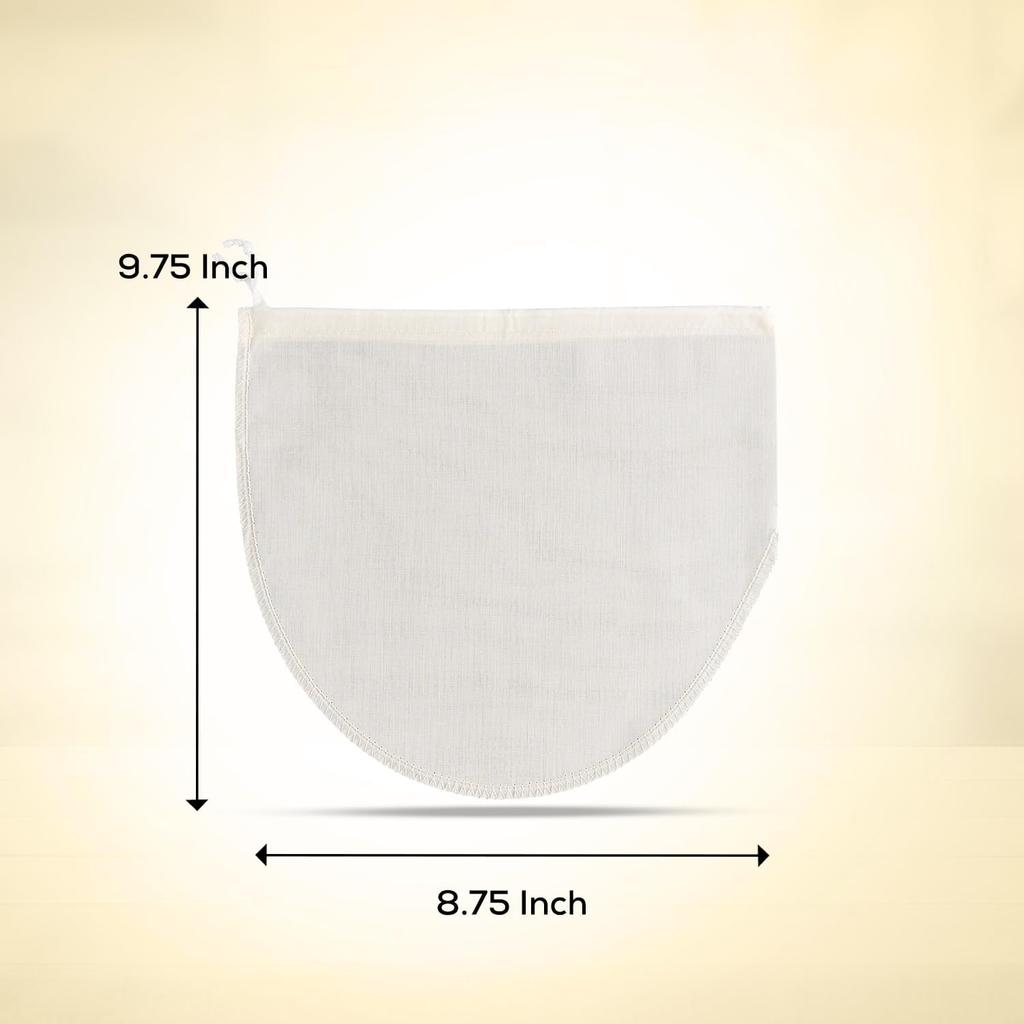 Mrs. Anderson’s Baking Jelly Strainer Bags, Natural Cotton Fine Mesh, Set of 2