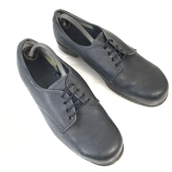 Vintage/JENKIN/Steel Toe Leather European Service Shoes Plain Toe/9/27.5/Black/BLACK/Safety/Business Dress Shoes