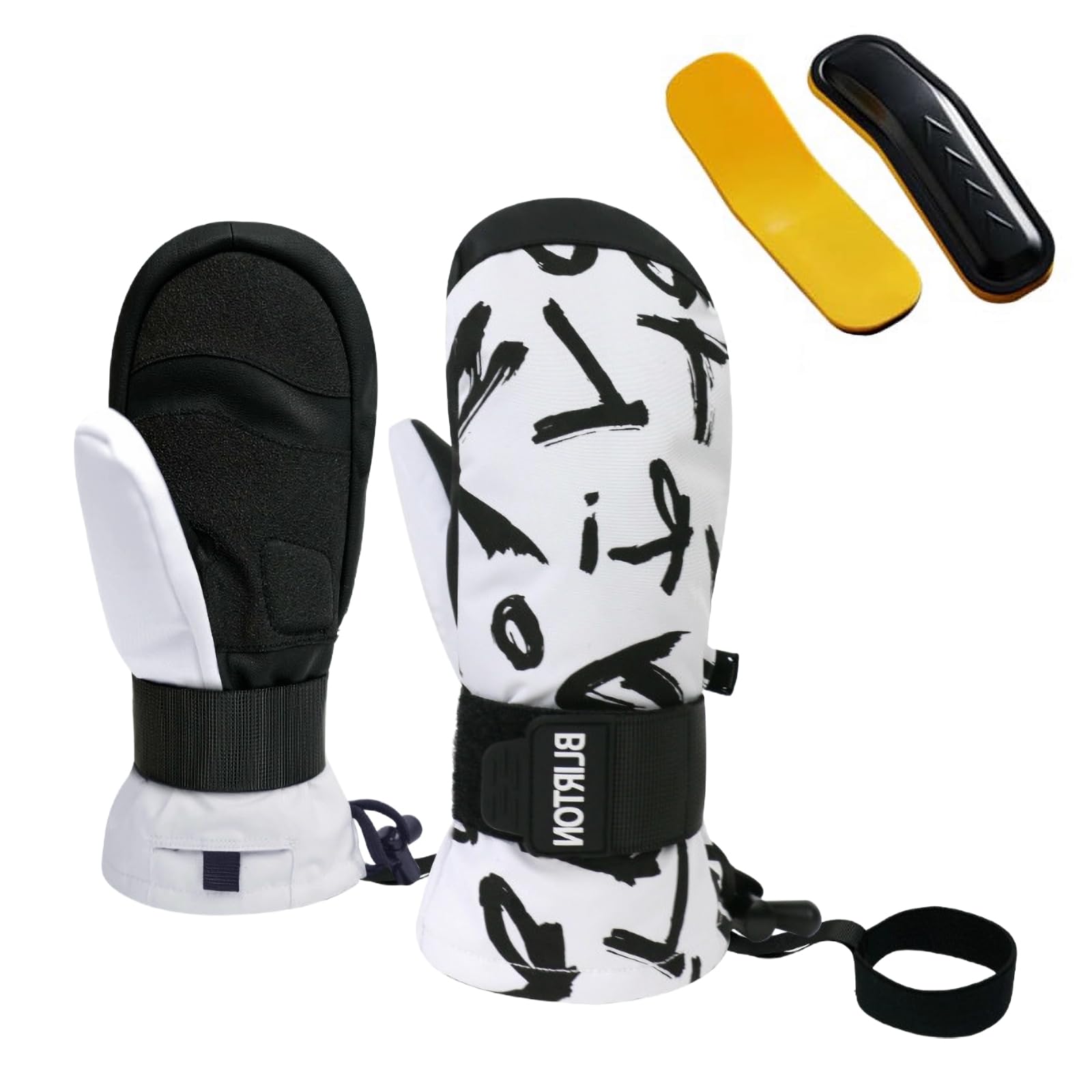 

MORGEN SKY Ski Snowboard Winter Gloves with Thick Perfect for Snow Mountain and Commuting to Boys and ST116 Size Kids Gloves, Gloves, Protectors, белый