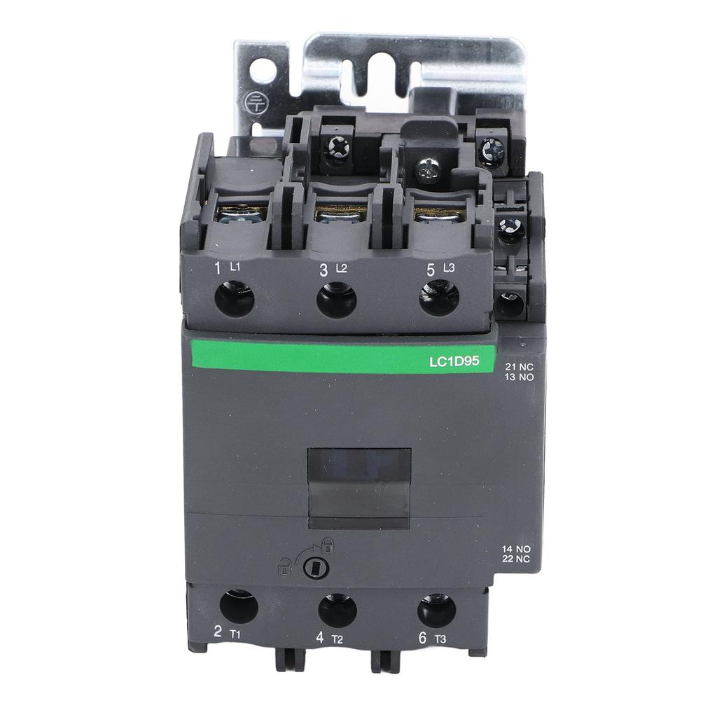 AC Contactor 1NO 1NC 95A 380V High Voltage Coil Silver Contact Motor Controller LC1D95 AC380V