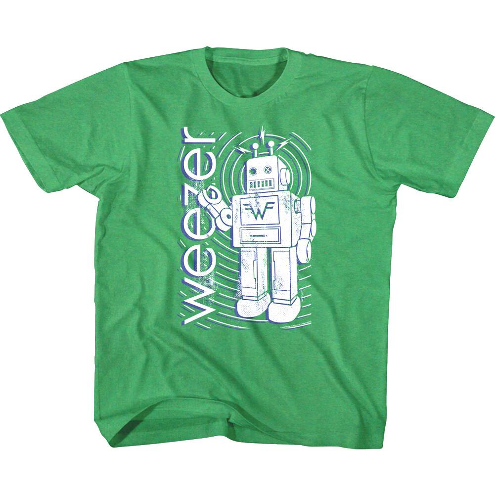 Weezer Robot Radio Kids T Shirt Alt Rock Band Toddler Tee Live Concert Merch Top M
