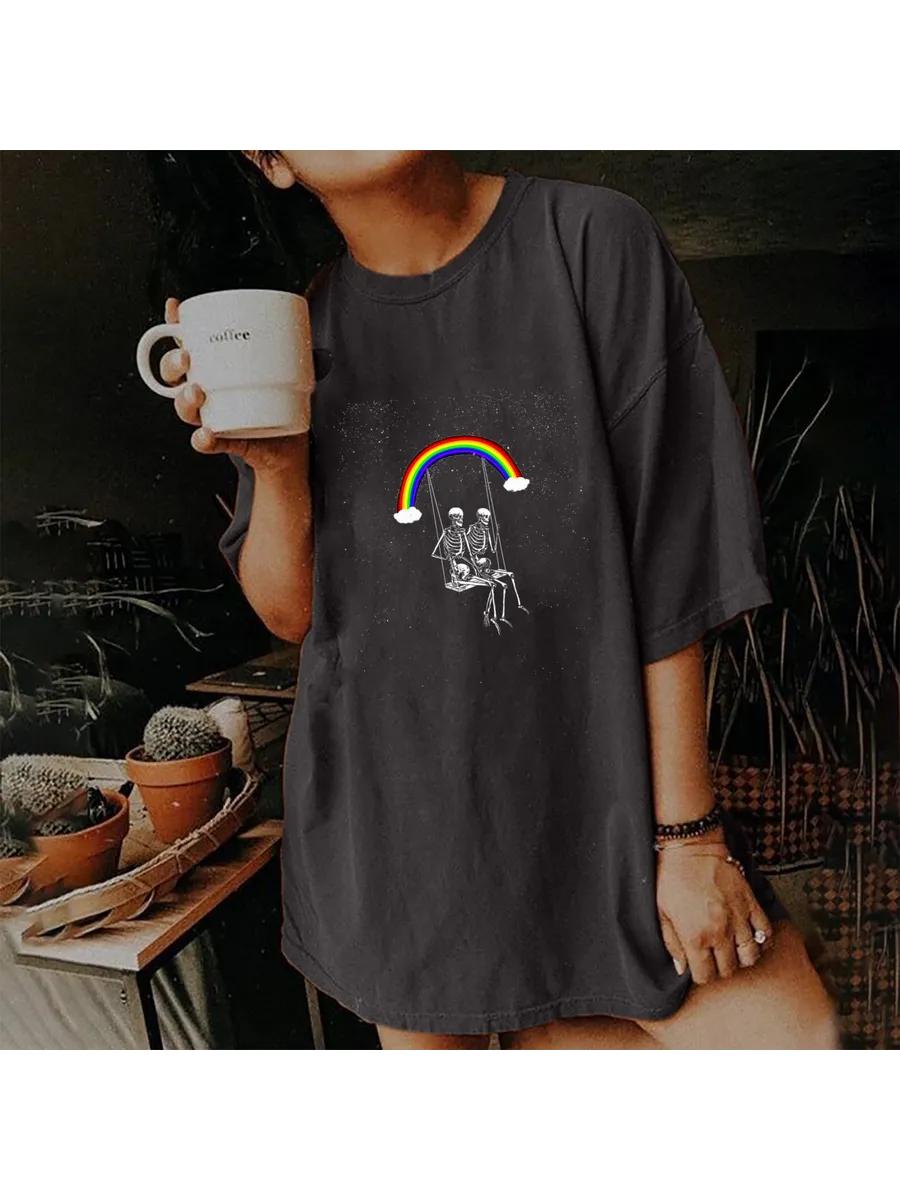 Funny  Skuf  Tom and Jerry Printed T-shirt S