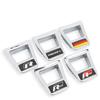 2025 Hot 1Pcs ABS Car Steering Wheel Trim Stickers R Logo Accessories For Volkswagen GTI R-Line Polo Golf Passat Scirocco Beetle