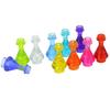 10 Pieces Transparent Wine bottle Pharmacy Flask Toysets Matches 93549 Creating Block DIY Building Assembly Learning Toy Ideal For Little Ones Gift