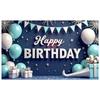 Cheerful Design Party Backdrop Happy Birthday Banner Birthday Party Banner for Birthday Party Photo Shoot
