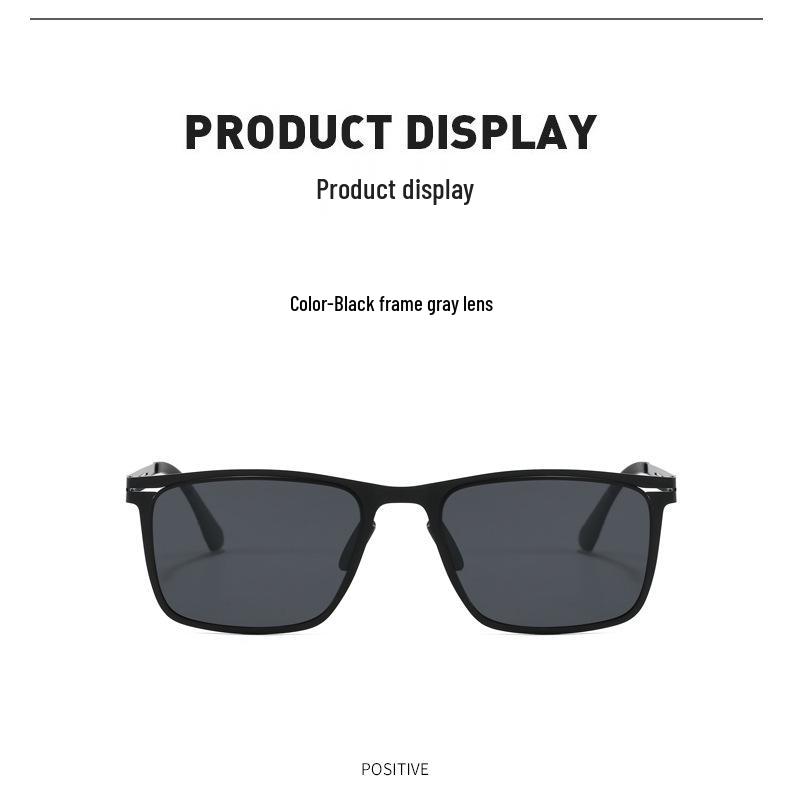Trendy HD Polarized Sunglasses: Korean Fashion for Driving, Cycling, Fishing - Super Elastic & Stylish for Men