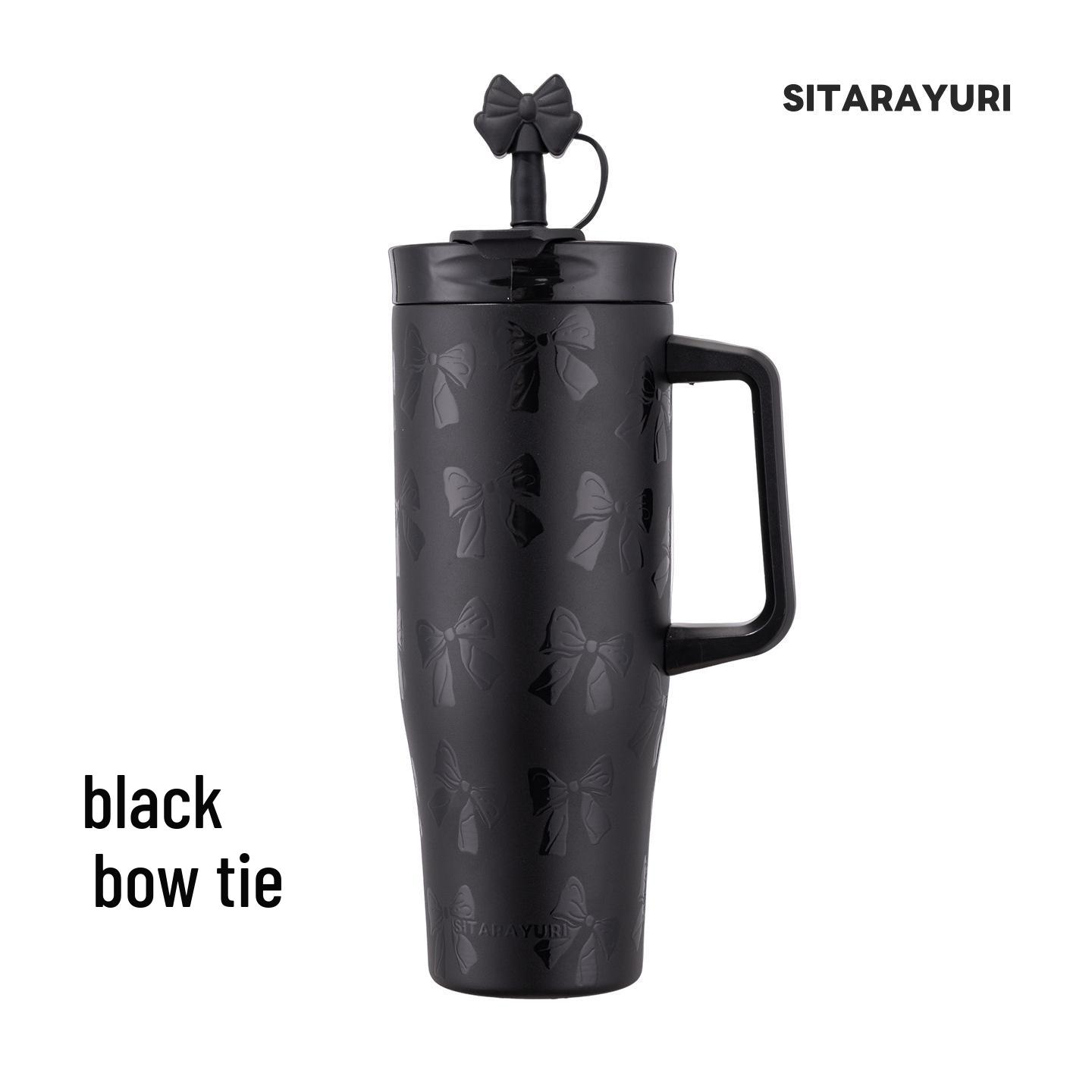 SITARAYURI 3D Ice Buster Термокружка из нержавеющей стали с ручкой, Автомобильная кружка большого объема 1200ML