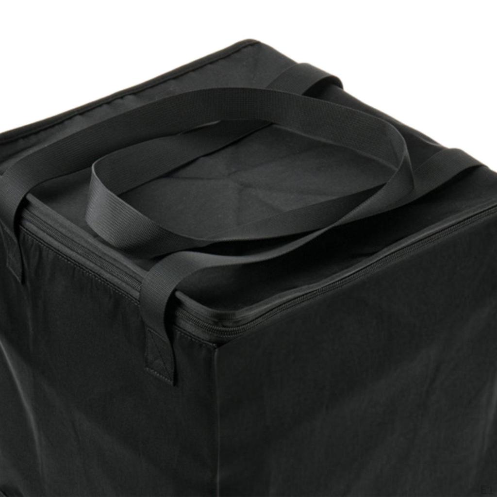Vinyl Record Storage Bag 29.8x30.5x32.5cm Large Capacity Fits 12'' Collection for Travel and