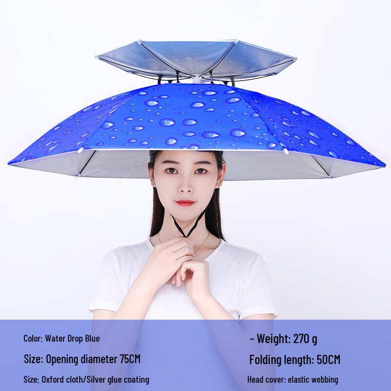 

Nanqiao Hands-Free Umbrella Hat