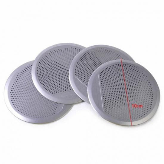 For BMW X5 X6 F15 14-16 Aluminum Door Speaker Cover Decorative Circle Trim