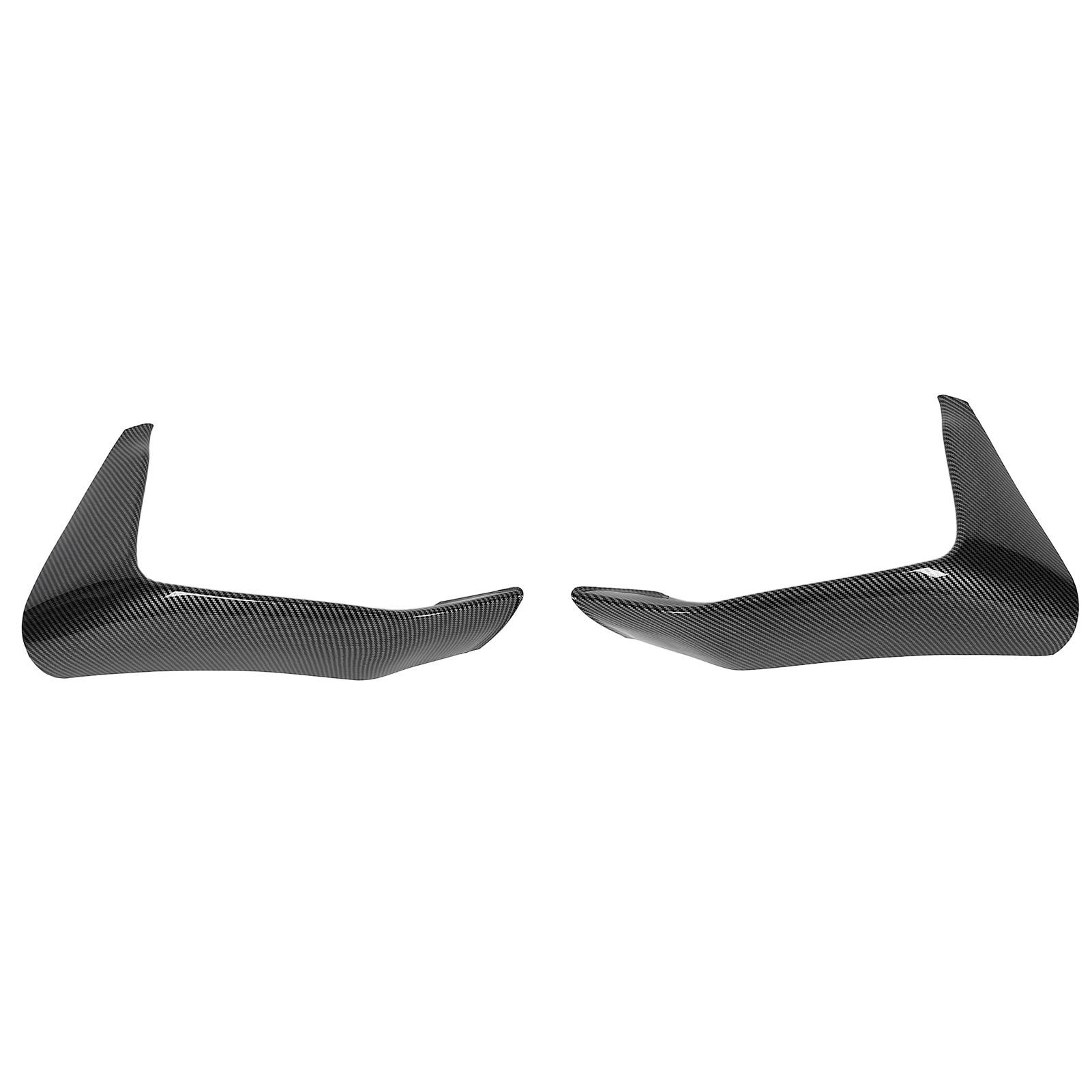 

2 шт., передний бампер, разделитель губ, супер легкий аэродинамический агрессивный вид для F80 F82 F83 M3 M4 Carbon Fiber Color