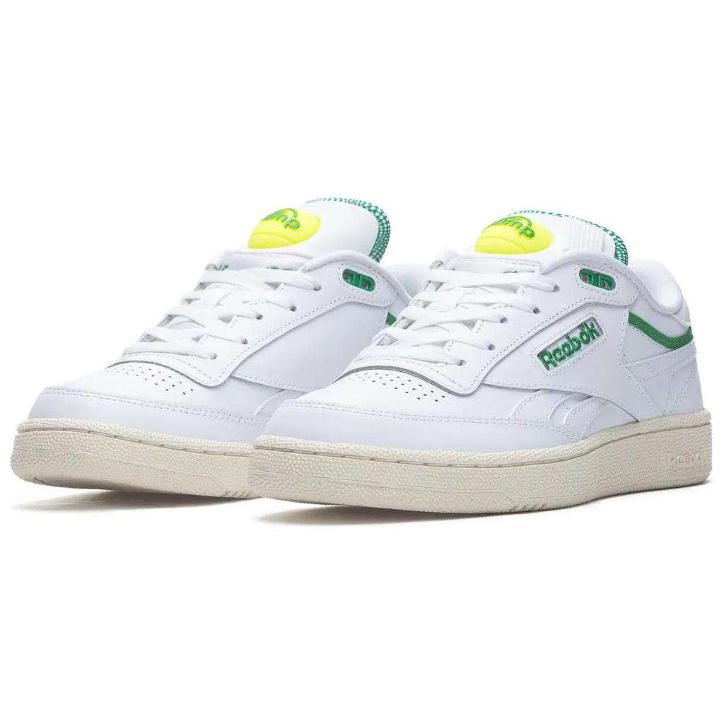 Reebok Club C 85 Pump Glen Green Sneakers Unisex Białe Obuwie-Białe Klasyczne-Białe GW4794