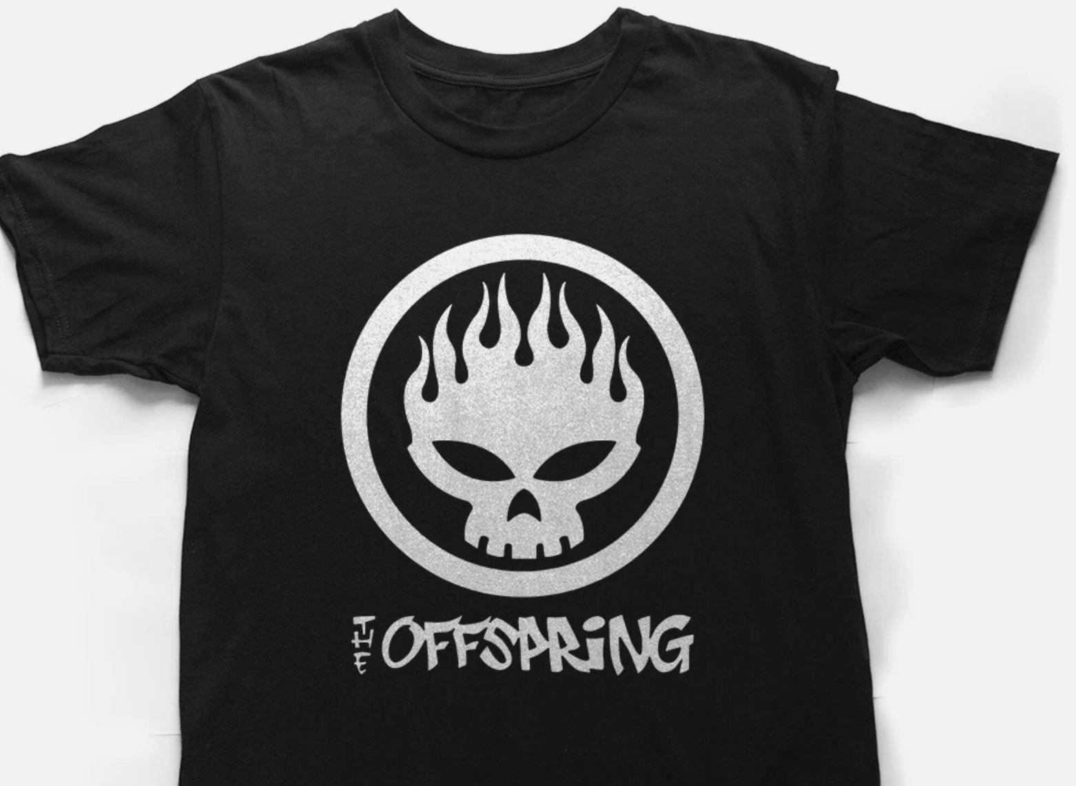 The Offspring Logo Unisex Black T-shirt L