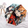 1pc Neon Genesis Evangelion Umbrella - Automatic Opening/Closing, Portable 3-Fold Design, 8-Bone Iron Frame, Outdoor Umbrella, Perfect Gift for Fans,
