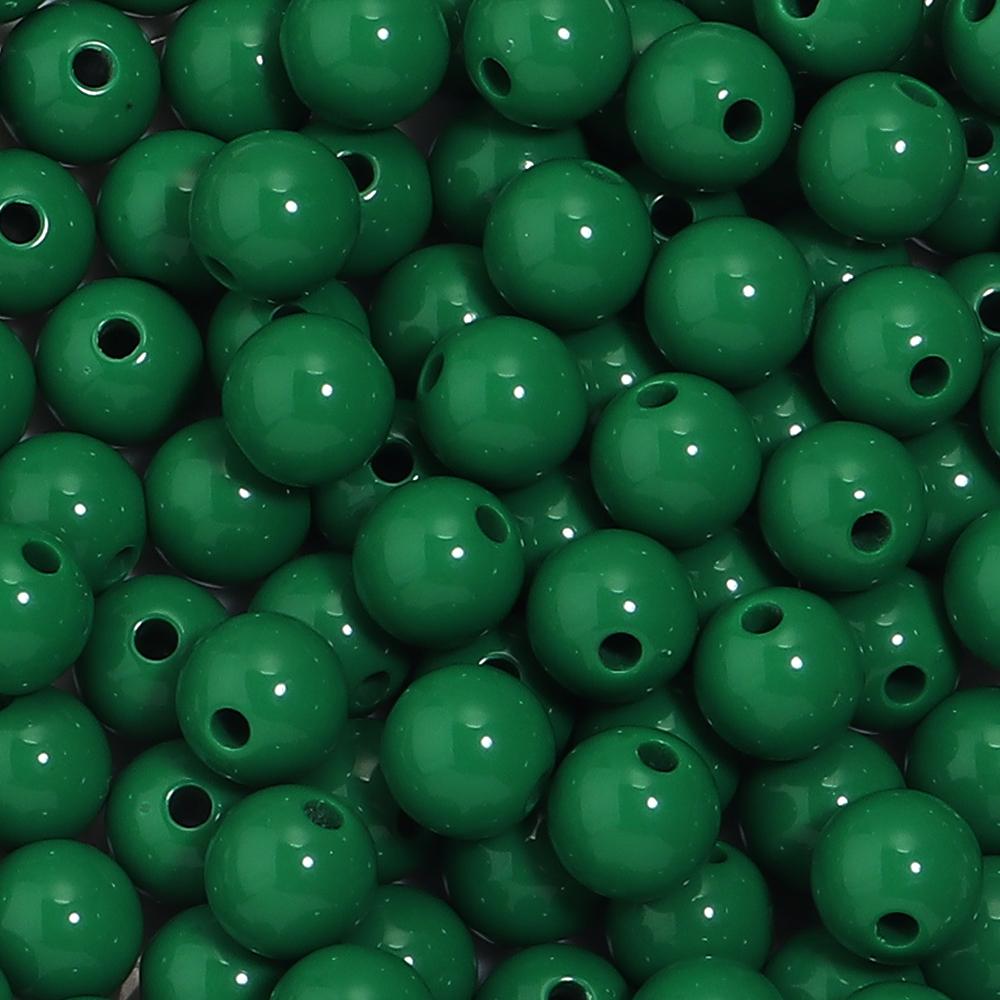 6/8/10/12/14/16/18/20mm Candy Colorful Spacer Beads Round Loose Acrylic Beads For DIY Bracelet Necklace Jewelry Making Wholesale