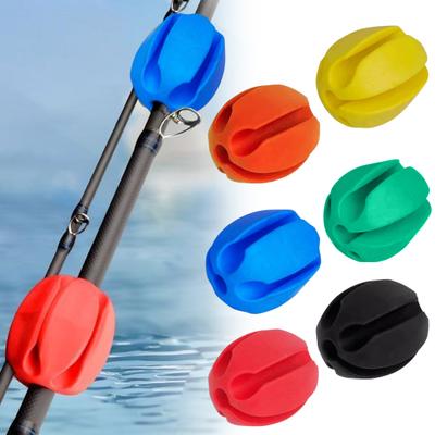 10Pcs Fishing Rod Clips Compact Portable Non-Slip Design Multifunctional Bundle Ball Tackle Ties Fishing Rod Holders