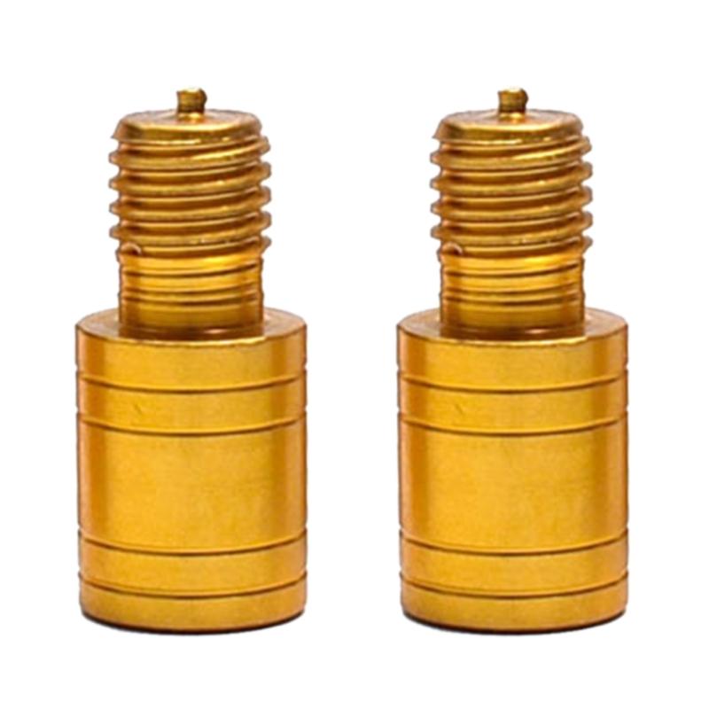 2 Pcs Fishing Net Rod Pods Connector Net Head Adapter Joints Alloy Fishing Poles Connector Fishing Accessories Durable 10mm to 8mm