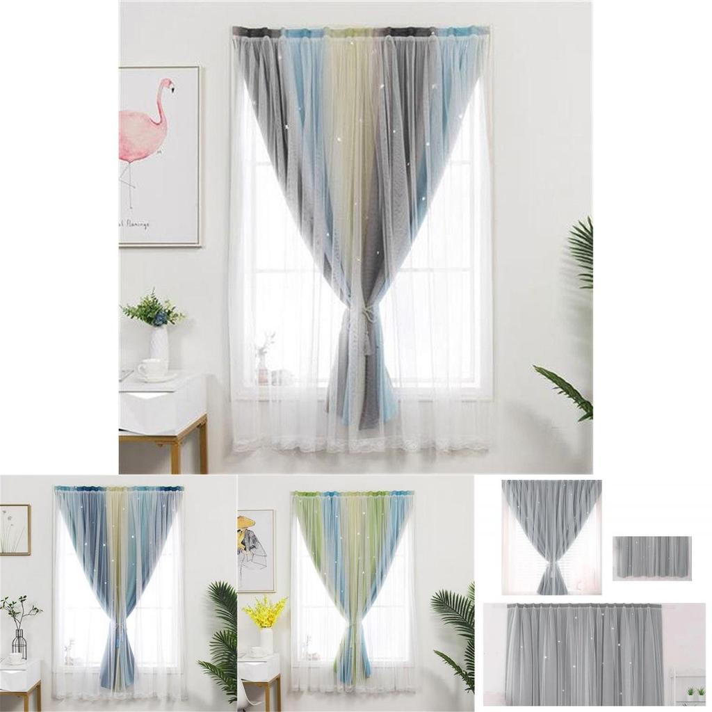 Elegant Opaque Self-adhesive Curtains For Enhanced Privacy In Bedrooms