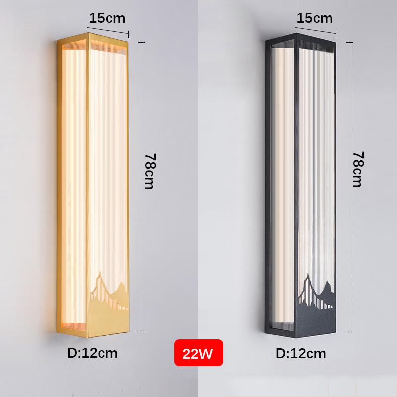 Outdoor Waterproof Wall Lamp Pillar Porch Light Door Post Gate lamp Courtyard Wall Lamp Outdoor Balcony Headlight Lighting