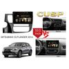 Compatible with 2014 Mitsubishi Outlander: HD Central Control Screen with Integrated Navigation and Multi-function Steering Wheel Controls.