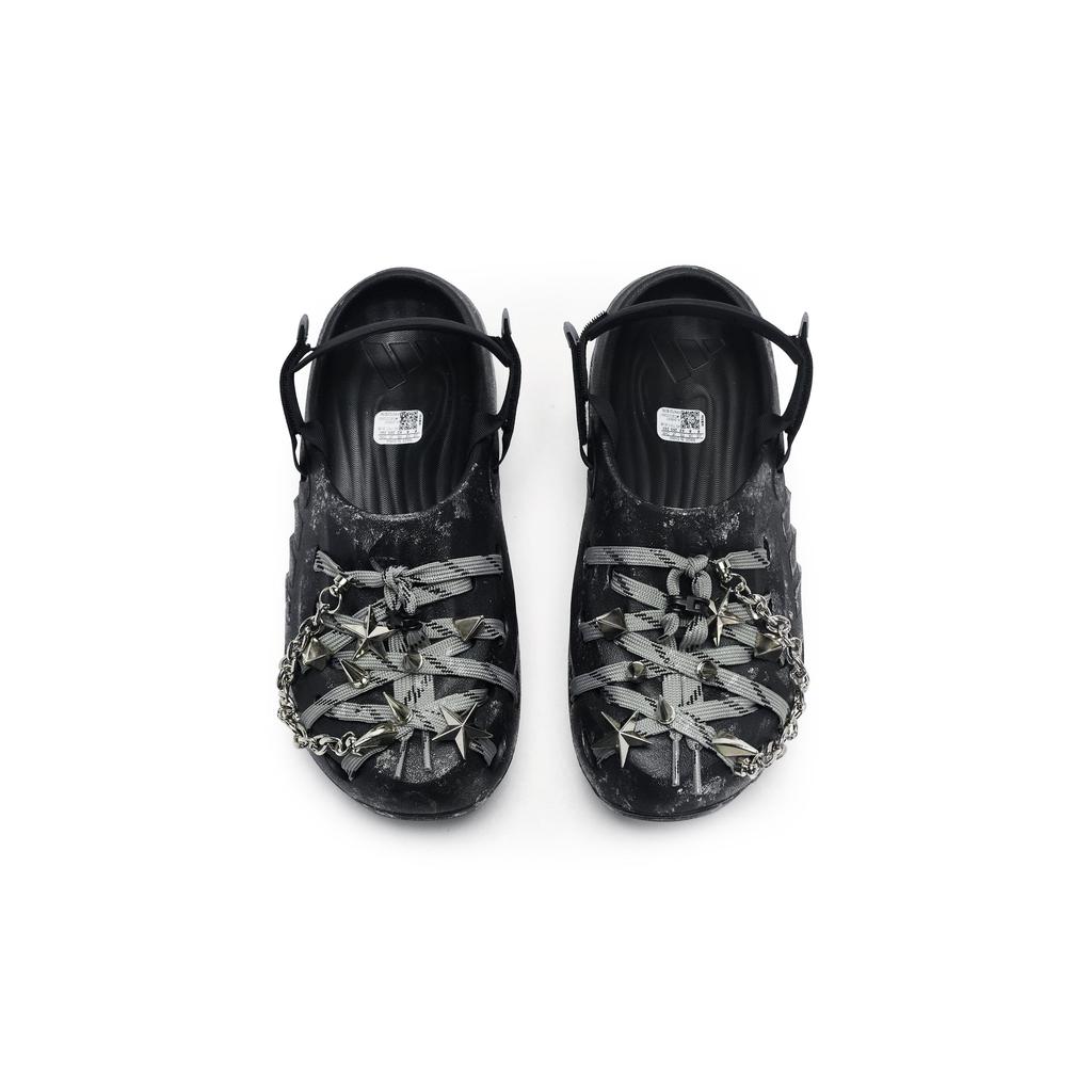 Adidas MAXXCLOG 811 Manufacturing, Thorn Wild, Special Shoe Box Clogs Unisex Black Gray Silver JH9847(Team80-S-BOX)