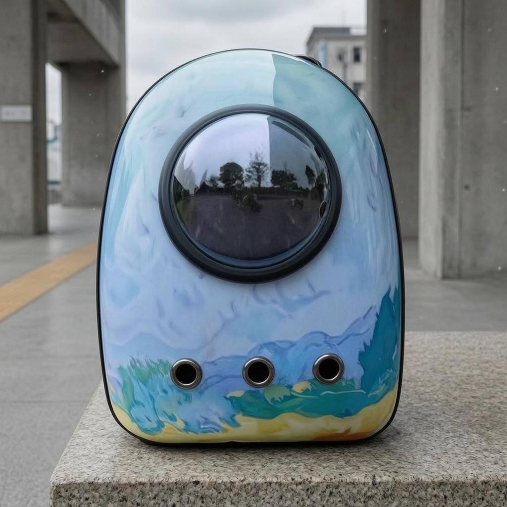 Bubble Window Pet Carrier Oxford Cloth Astronaut Backpack Hardshell