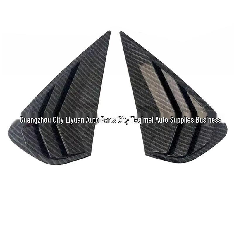 Carbon Fiber Rear Quarter Window Louvers for Kia K3 2019-2023