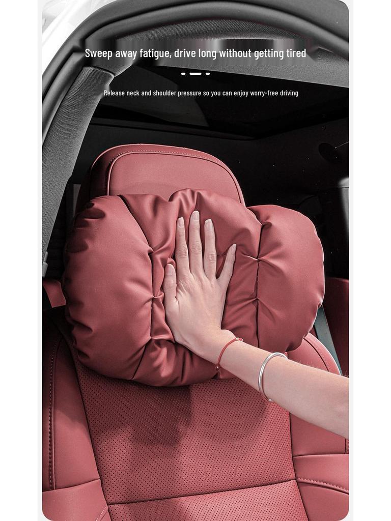 Lynk & Co Car Headrest & Lumbar Support Pillow for Neck Protection