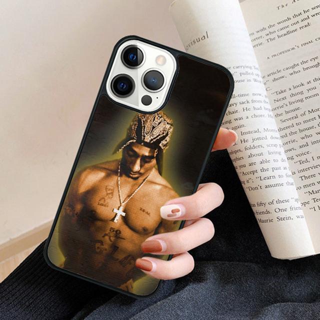 2Pac Tupac Shakur Phone Case Cover For iPhone 17 Air 16 15 14 plus 11 12 13 pro max coque Shell Fundas