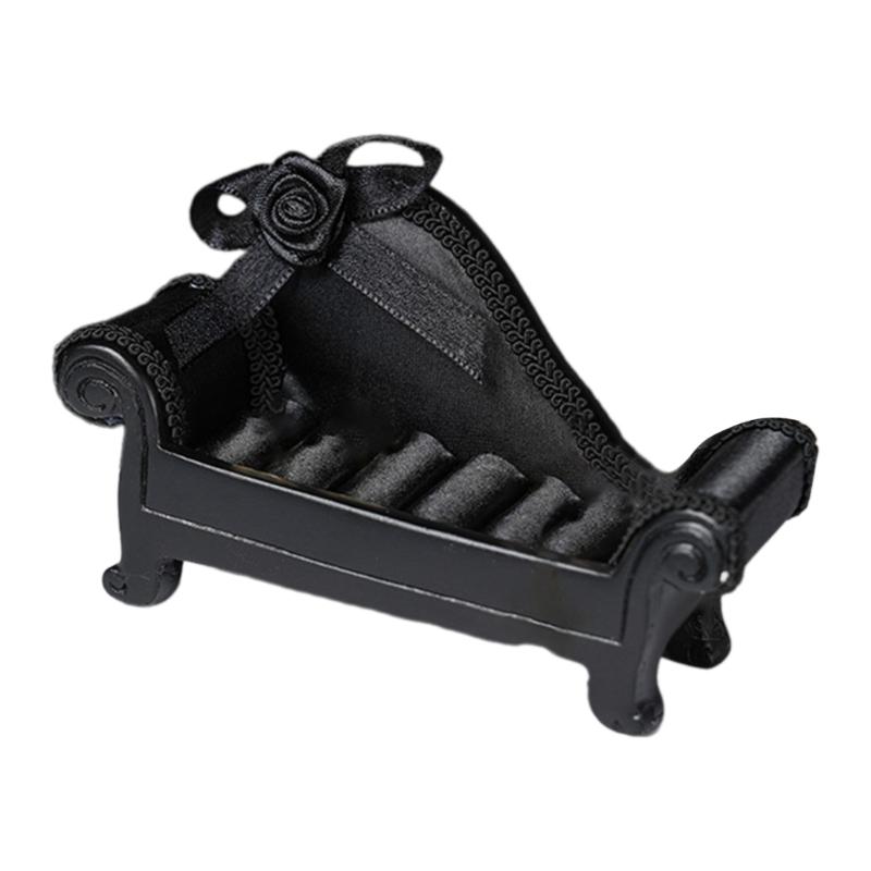 Stylish Jewelry Display Stand Stylish Jewelry Display Rack Fashionable Jewelry Organizer Black Storage Stand