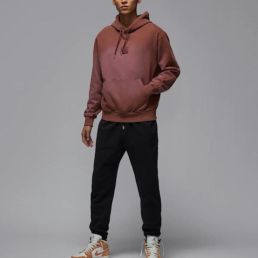 Jordan Flight Fleece Sweatshirt Men's Pony Brown